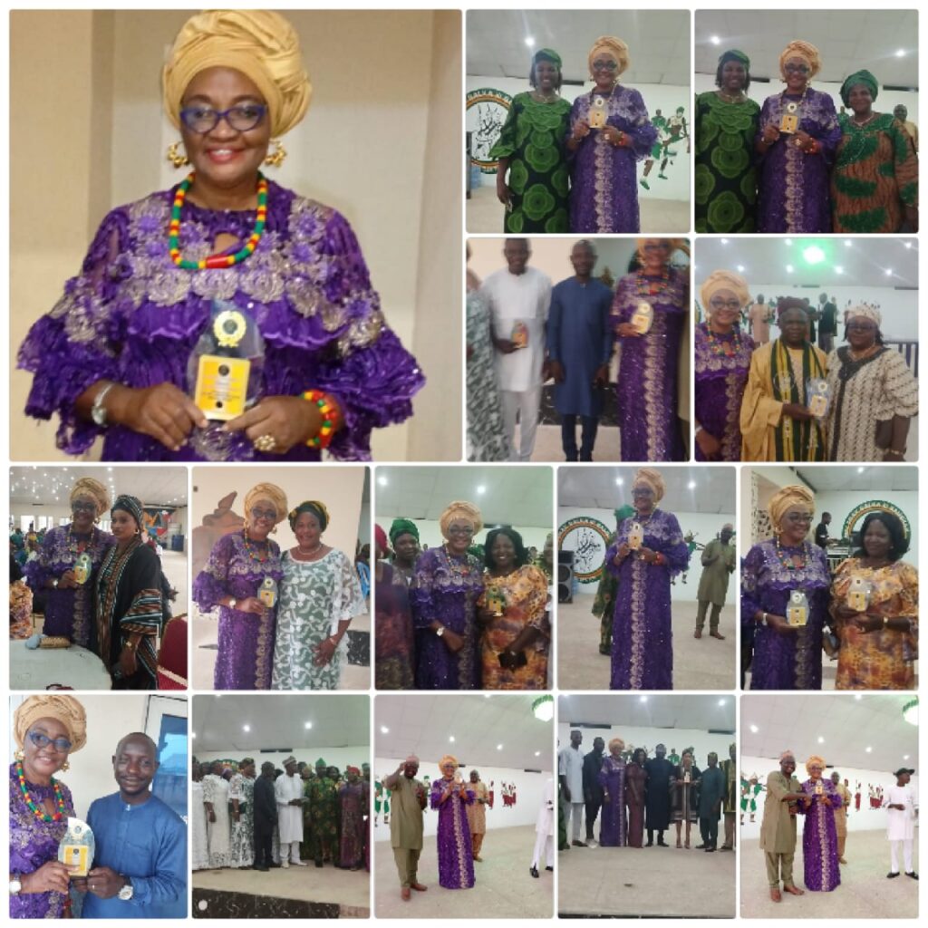Chief (Mrs. )Josephine Abbas Dayilim Honored with Mangu Leadership Award.